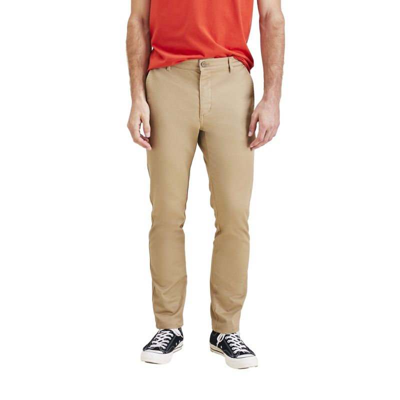 DOCKERS - Pantalón Hombre Original Chino Skinny Fit Khaki Dockers