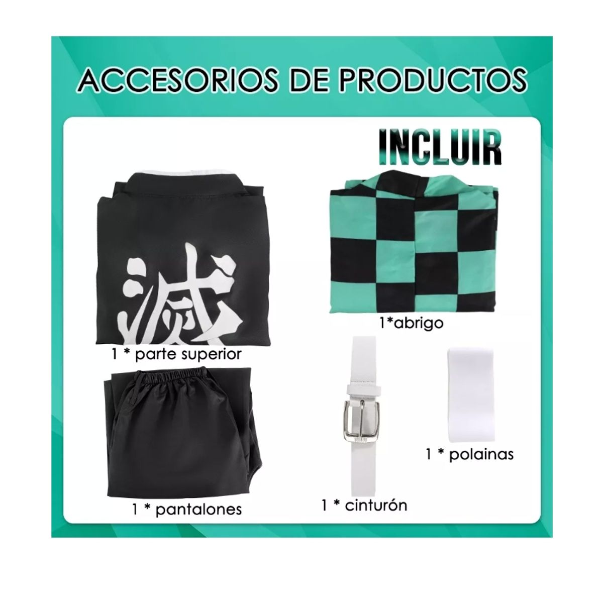 GENERICO - Disfraz De Kamado Tanjirou