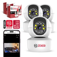Pack x3 Cámara De Seguridad Interior Wifi IP 2MP 5G