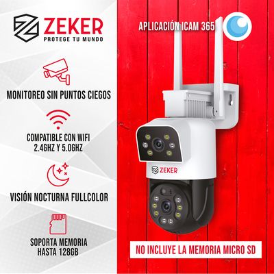 Imagen 2 del producto Pack x2 Cámara De Seguridad 5G Doble 4MP Impermeable