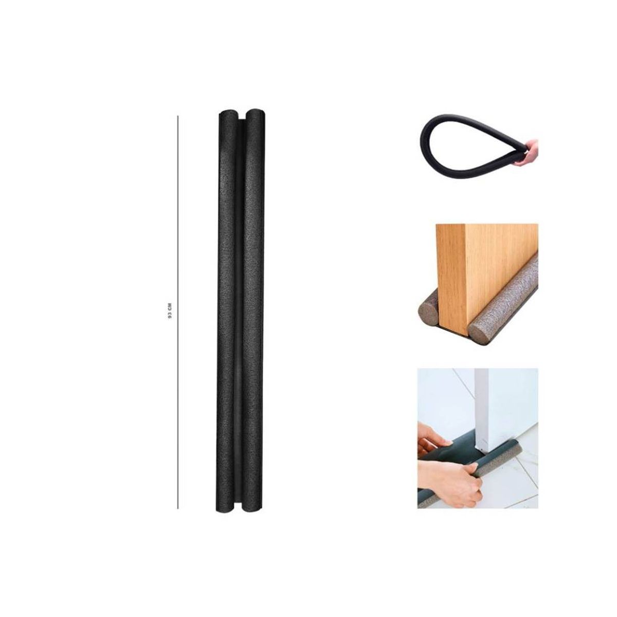 GENERICO - Protector Aislante De Frio - Calor Para Puertas Invierno