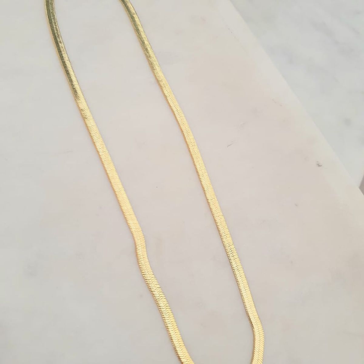 JOYAS VALDES GARCIA - Collar cinta baño oro