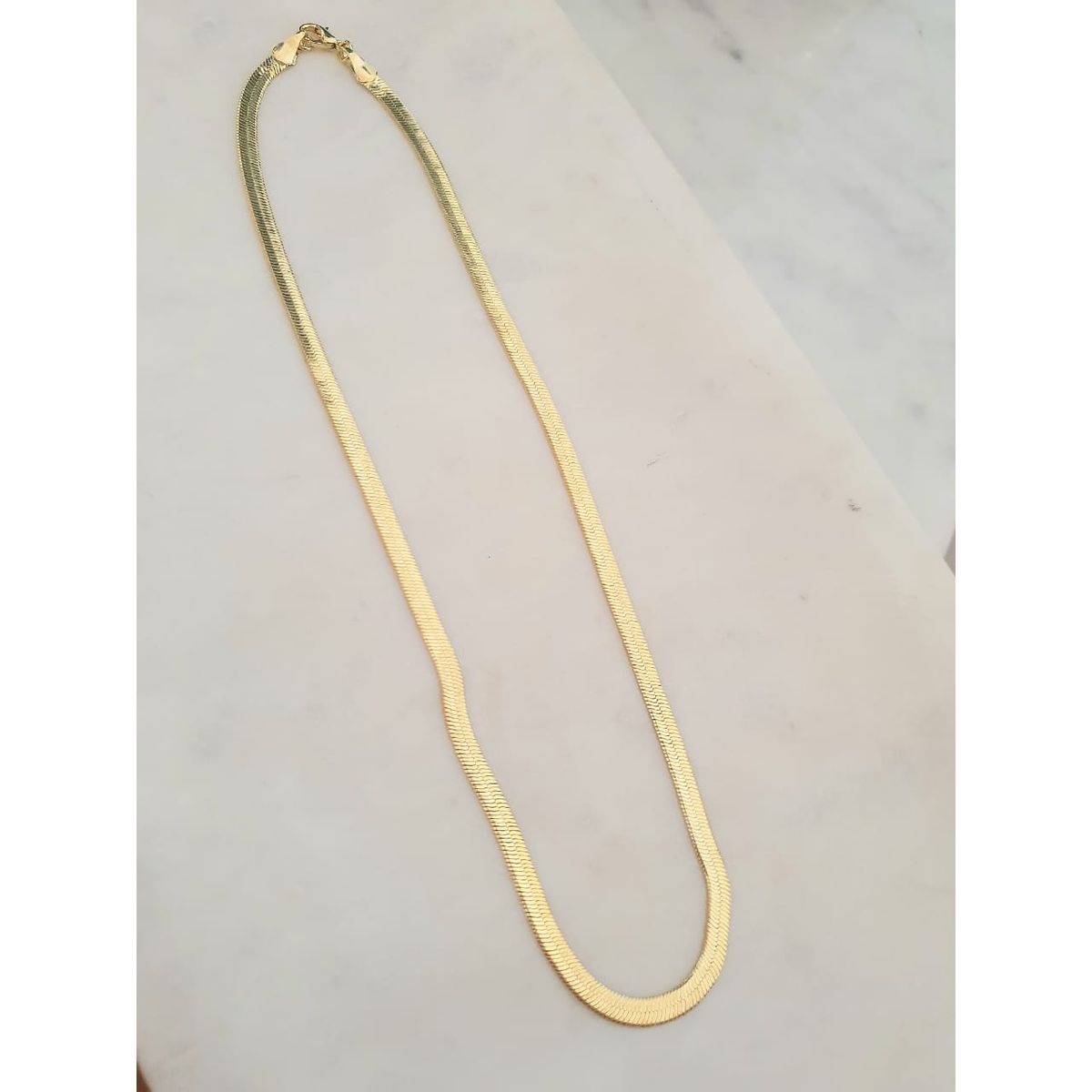 JOYAS VALDES GARCIA - Collar cinta baño oro