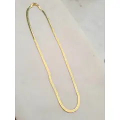 JOYAS VALDES GARCIA - Collar cinta baño oro