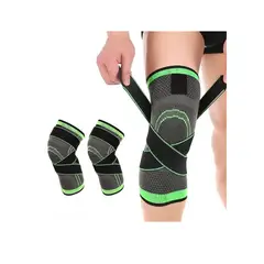 GENERICO - Rodillera Venda Elástica Soporte Compresion Velcro Rodilla S