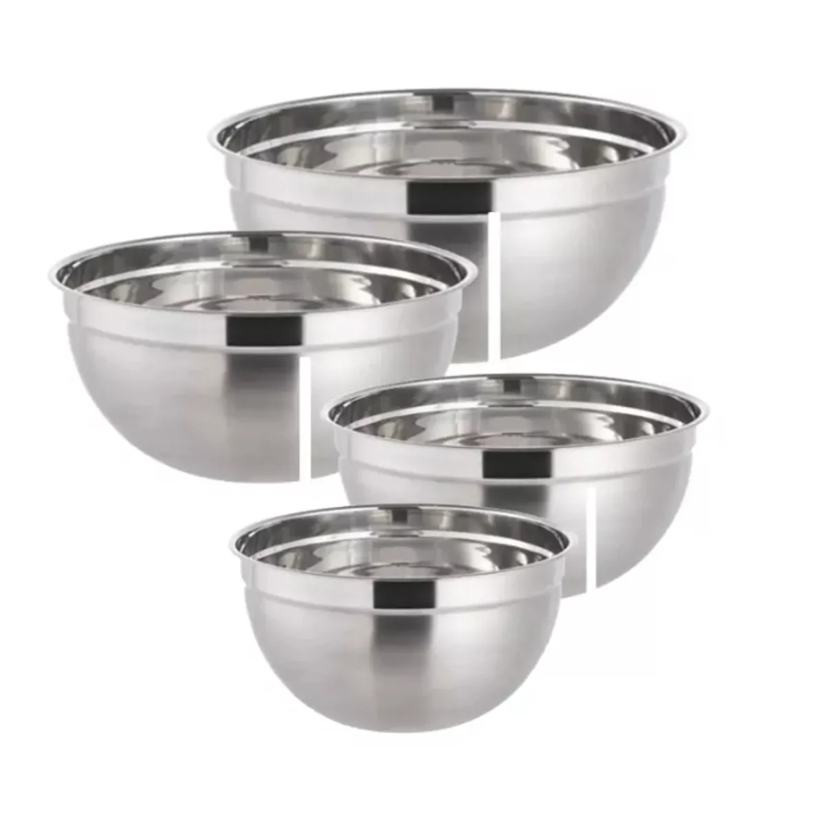 GENERICO - Pack 4 Bowls Repostería Cocina Ensaladas 20-24-28-32 Cm