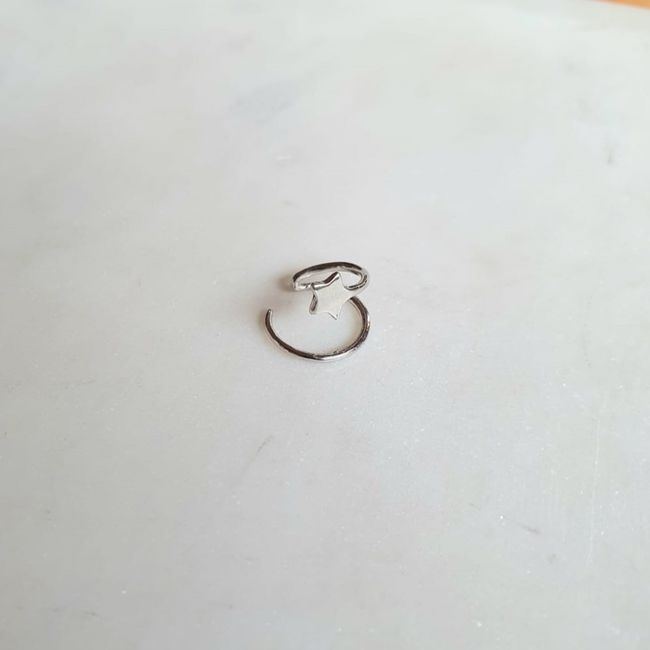 JOYAS VALDES GARCIA - Aro cuff con estrella