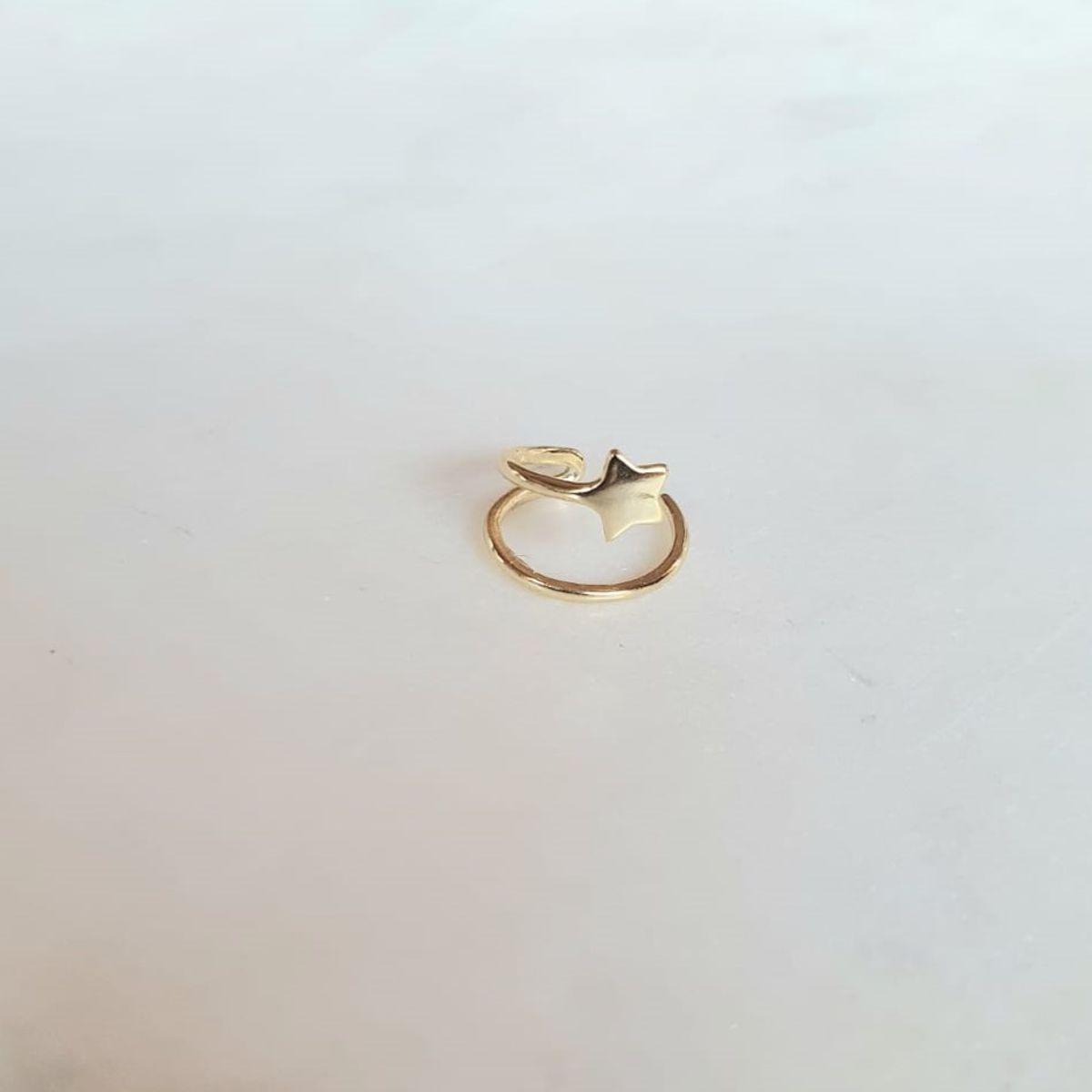 JOYAS VALDES GARCIA - Aro cuff con estrella