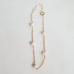 JOYAS VALDES GARCIA - Pulsera perlas baño oro