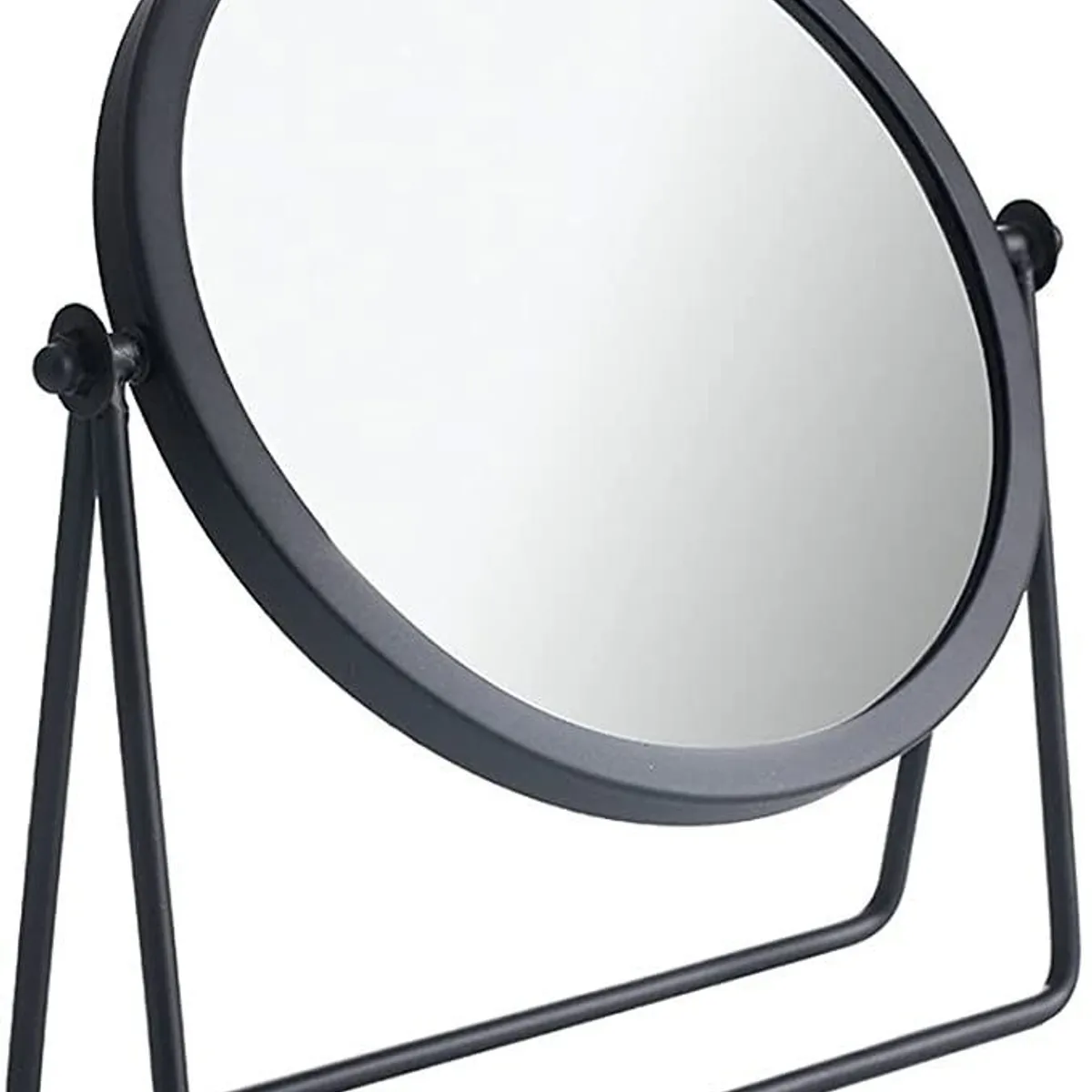 REGALITOLINDO CL - Espejo De Tocador Redondo Metal Negro Design