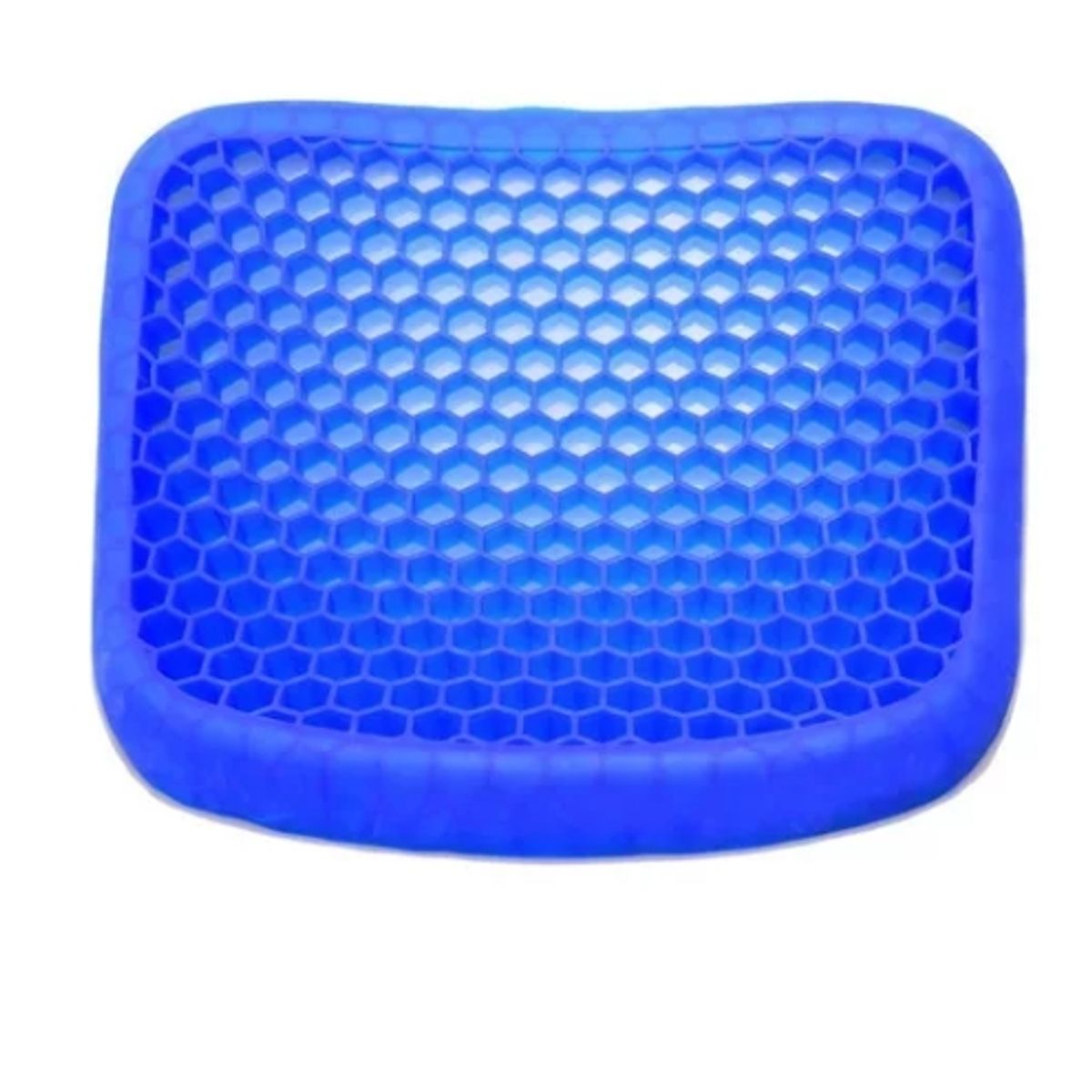 GENERICO - Cojín Silicona Asiento Gel Confortable Lavable Portátil Color Azul