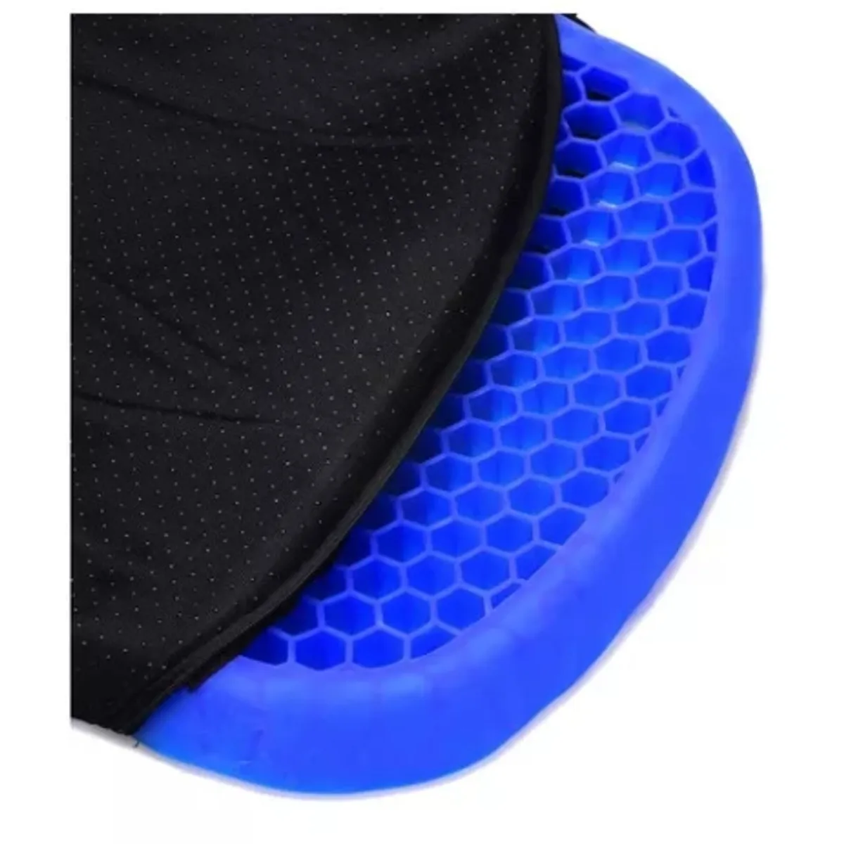 GENERICO - Cojín Silicona Asiento Gel Confortable Lavable Portátil Color Azul