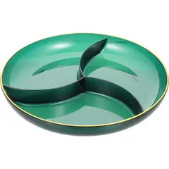REGALITOLINDO CL - Plato para Cóctel Aperitivo Verde Esmeralda 25,5 cm