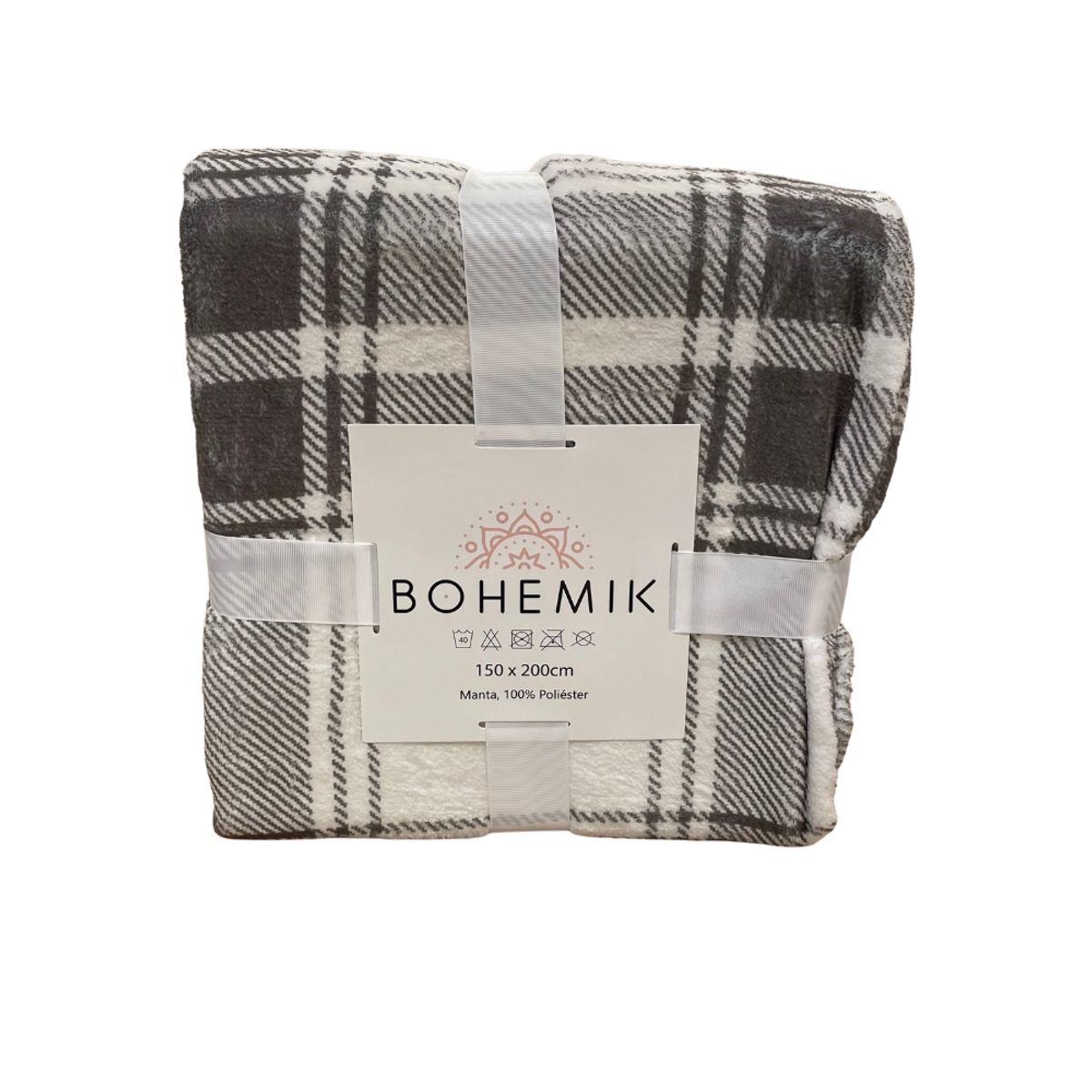 BOHEMIK - Manta Soft Tartan Gray