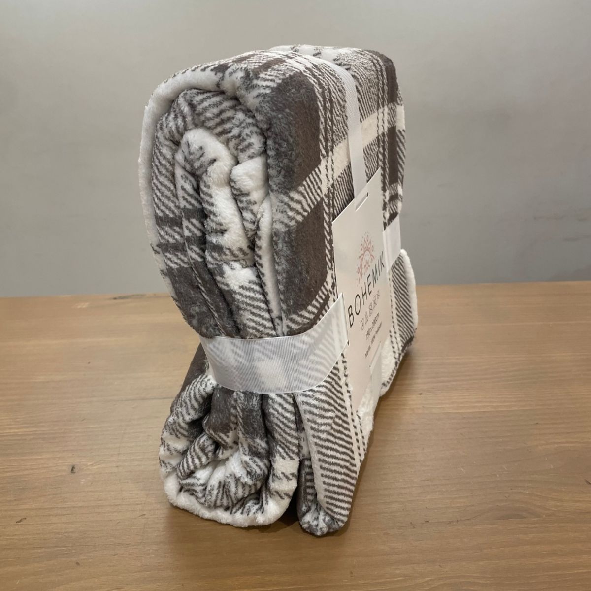 BOHEMIK - Manta Soft Tartan Gray