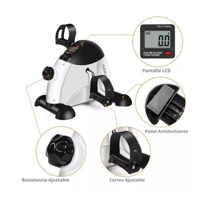 Imagen 2 del producto Mini Bicicleta Estática Pedalera Con Pantalla Lcd Spinning