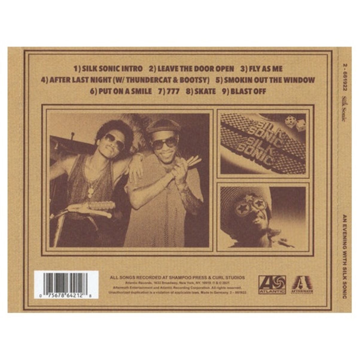 HITWAY MUSIC - SILK SONIC - AN EVENING WITH SILK SONIC - CD HITWAY MUSIC