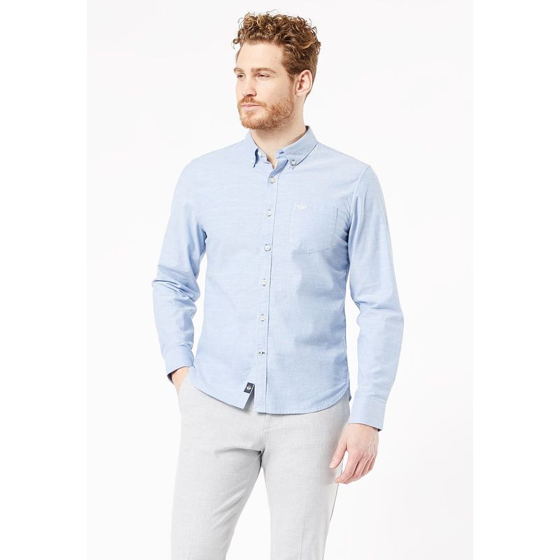 DOCKERS - Camisa SF Oxford 2.0 Slim Fit Celeste Dockers