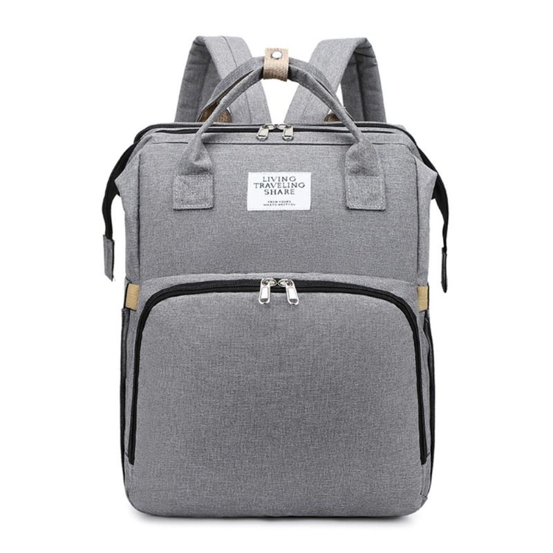 MUNDO MAGIA - Bolsa Mochila De Pañales Para Mamá Cama De Bebé Plegable