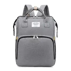 MUNDO MAGIA - Bolsa Mochila De Pañales Para Mamá Cama De Bebé Plegable