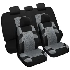 EVERSO - Funda Cubre Asiento Automovil Universal Premium 9 Piezas