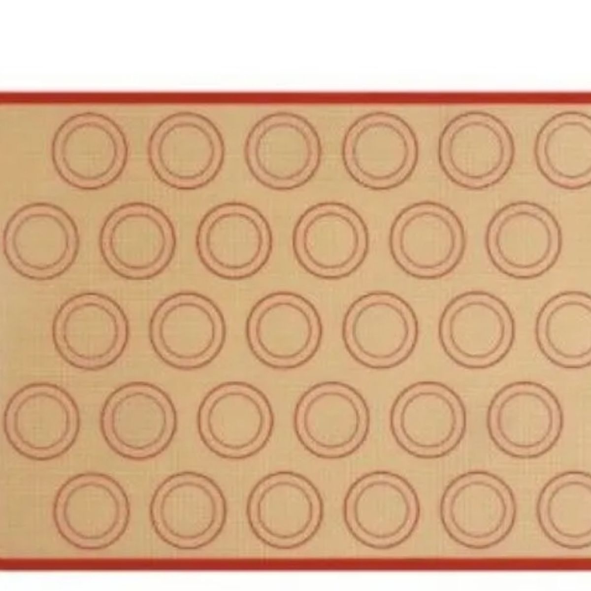 GENERICO - Mat Lámina Silicona Microperforada Antiadherente Horneado Macarrons