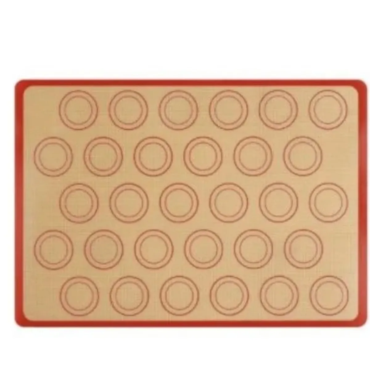 GENERICO - Mat Lámina Silicona Microperforada Antiadherente Horneado Macarrons