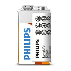PHILIPS - Pila Cloruro Zinc 9v Termosellado