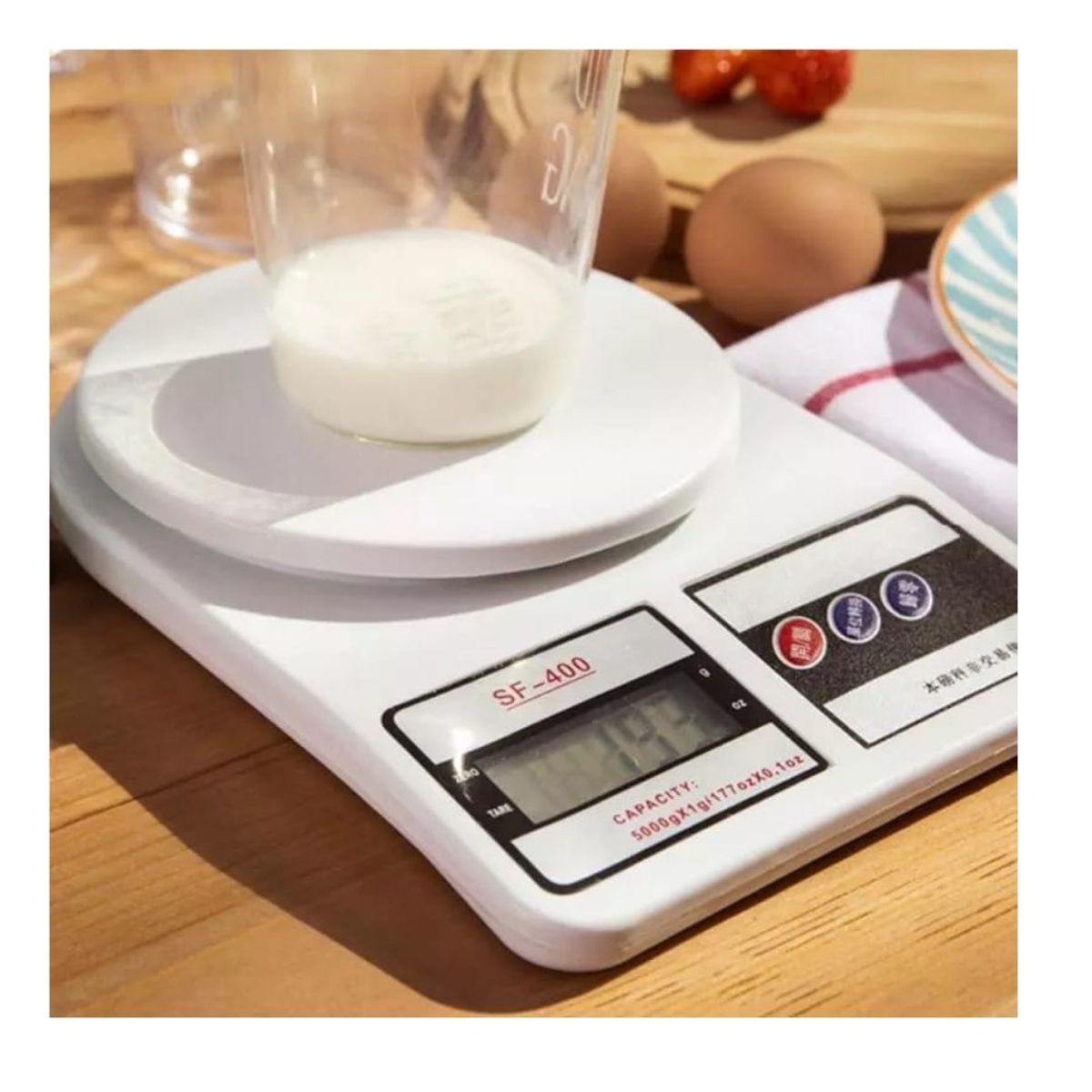 GENERICO - Balanza Pesa De Cocina Digital 10 Kg