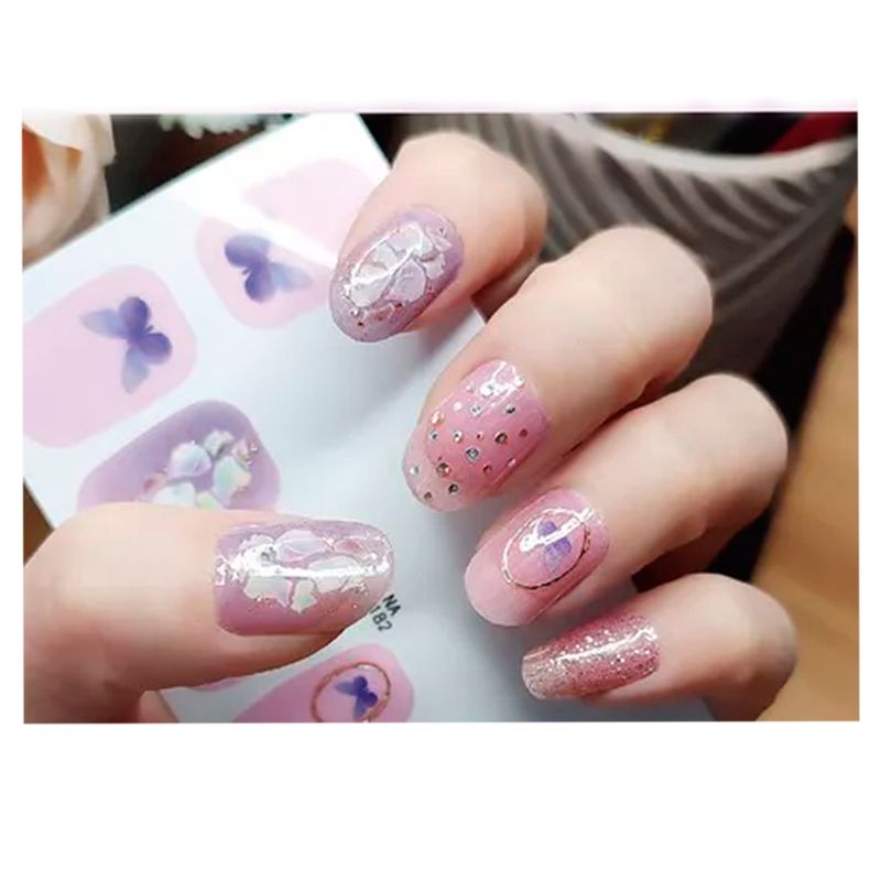 ESHOPANGIE - Stickers Pegatinas 3d Para Uñas No Necesita Lampara 182