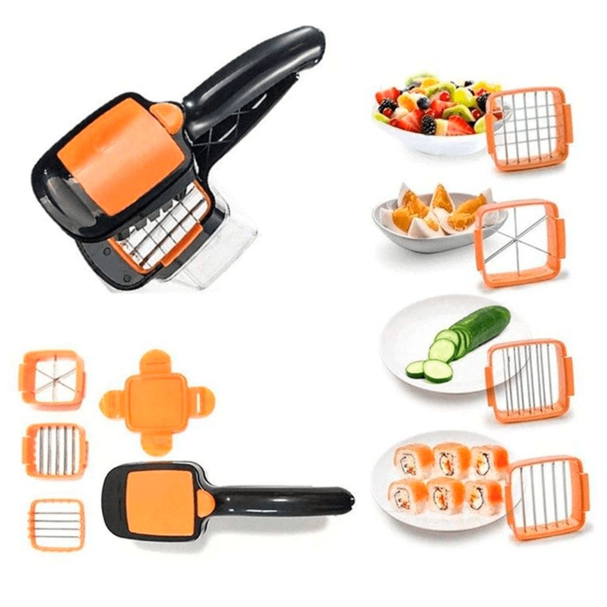 GENERICO - Picatodo Rebanador Cortador En Diversos Tamaños Para Alimentos Blandos