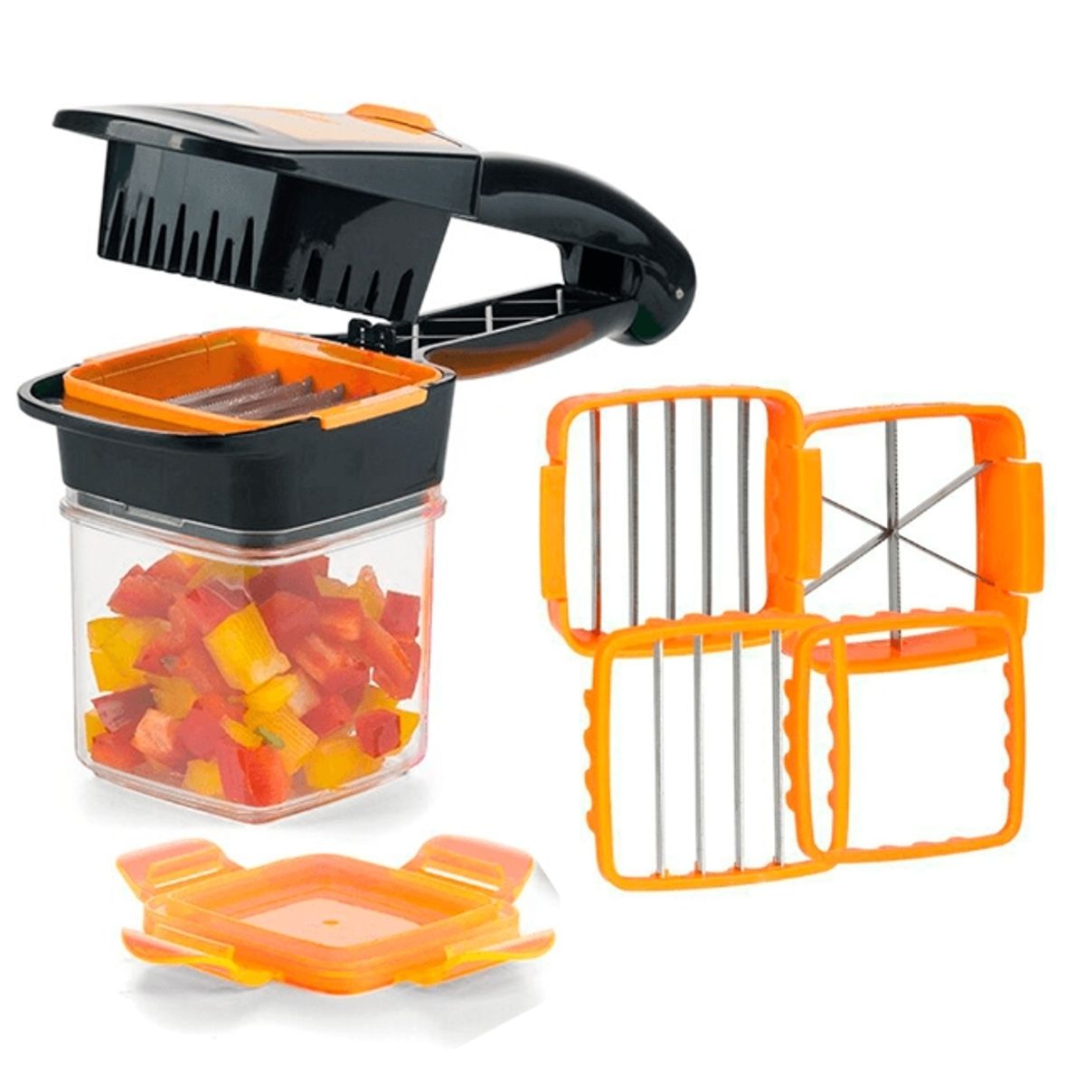 GENERICO - Picatodo Rebanador Cortador En Diversos Tamaños Para Alimentos Blandos