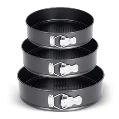 GENERICO - Moldes Para Hornear Pack De 3 De Diferentes Tamaños