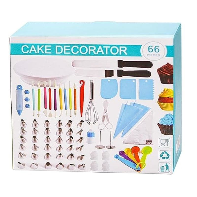 GENERICO - Set De 66 Herramientas Para Repostería Pastelería Decoración De Tortas