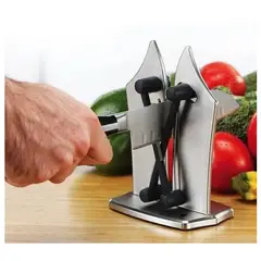 GENERICO - Afilador De Cuchillos Manual Resortes Multiusos