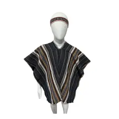 GENERICO - Poncho Mapuche + Trorilonco Niño De 12 A 14 Años
