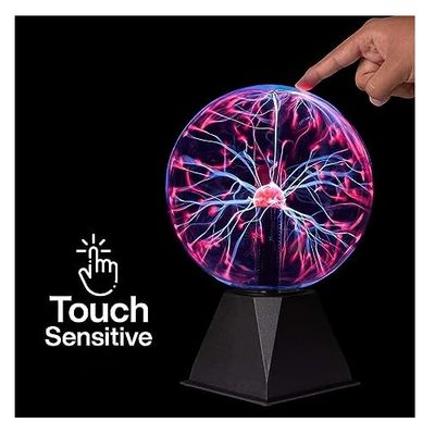 Imagen 2 del producto Esfera De Plasma Activada Al Tacto Envía Rayos De Luz