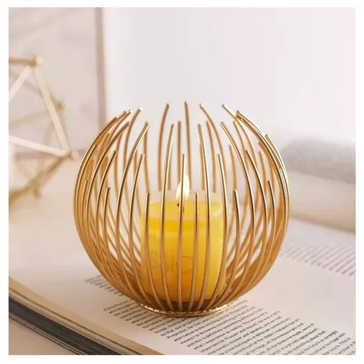 GENERICO - Porta Vela Dorado Elegante