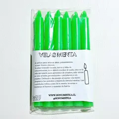 GENERICO - Pack 6 velas Menta vela ritual