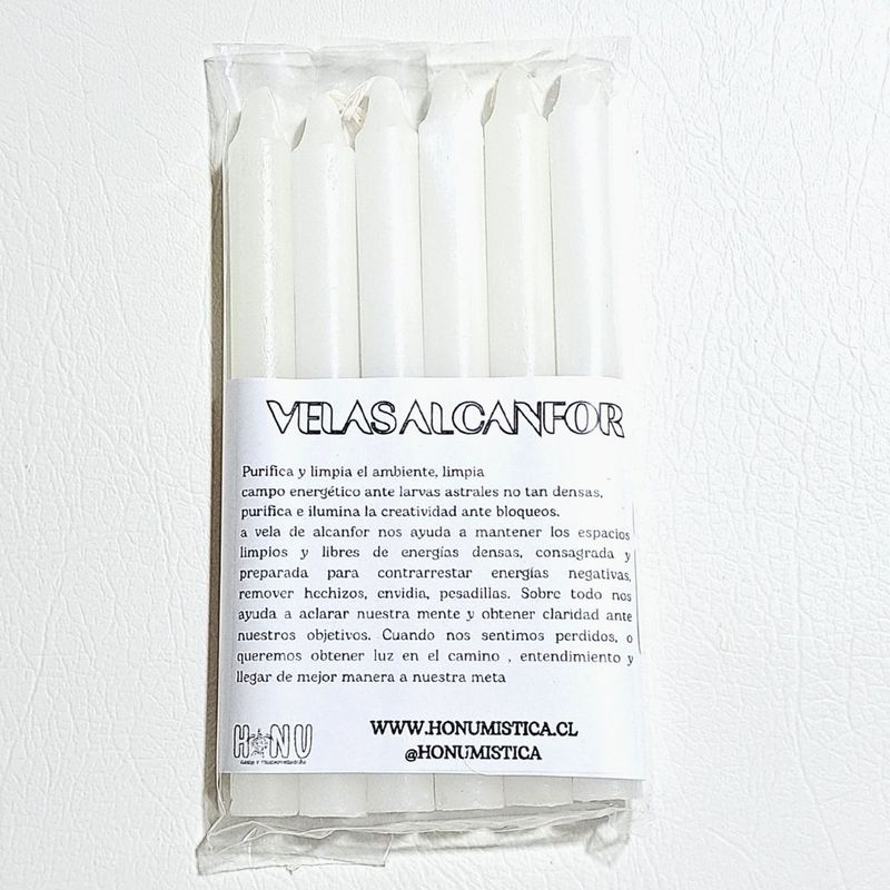 GENERICO - Pack velas de Alcanfor