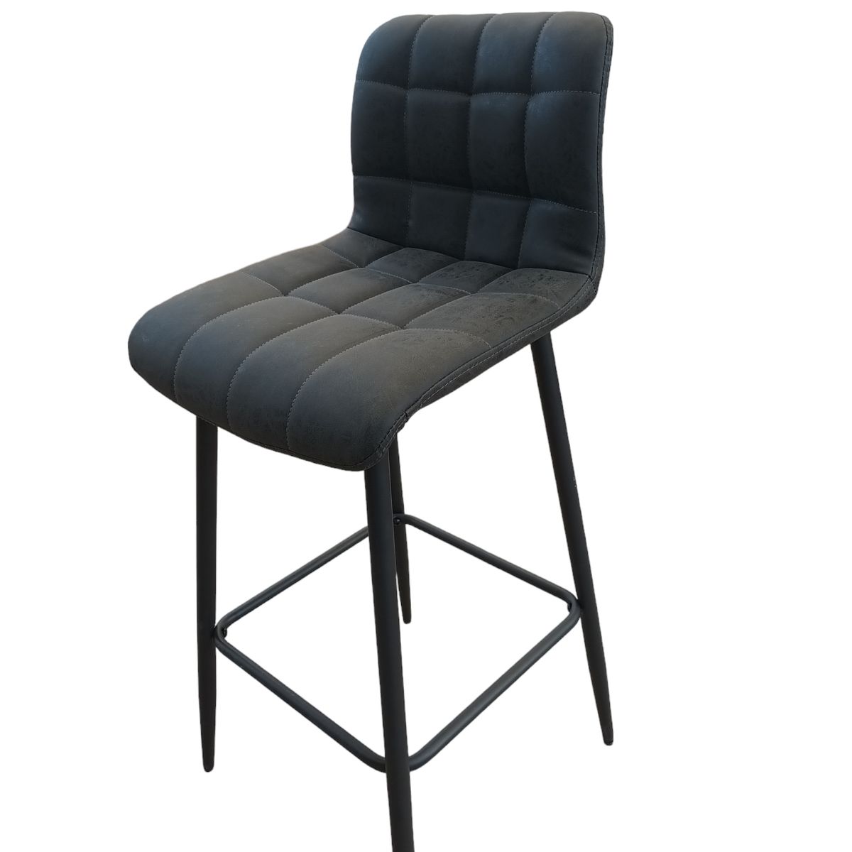 GENERICO - Silla Bar Madrid 73 cm Gris Por 4 Unidades