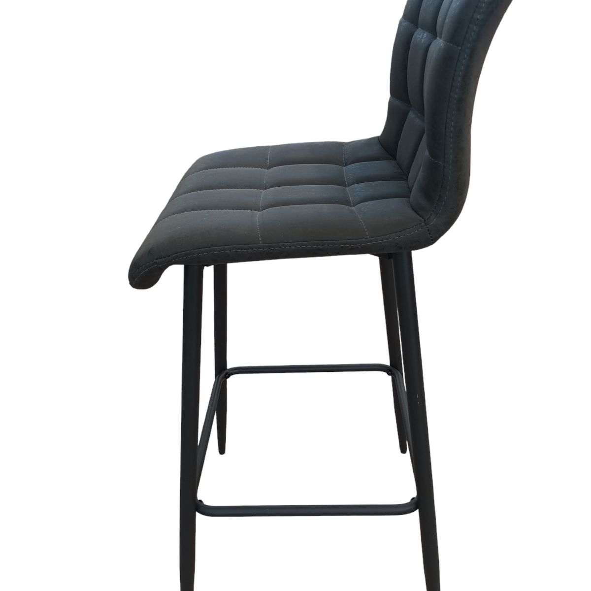 GENERICO - Silla Bar Madrid 73 cm Gris Por 4 Unidades