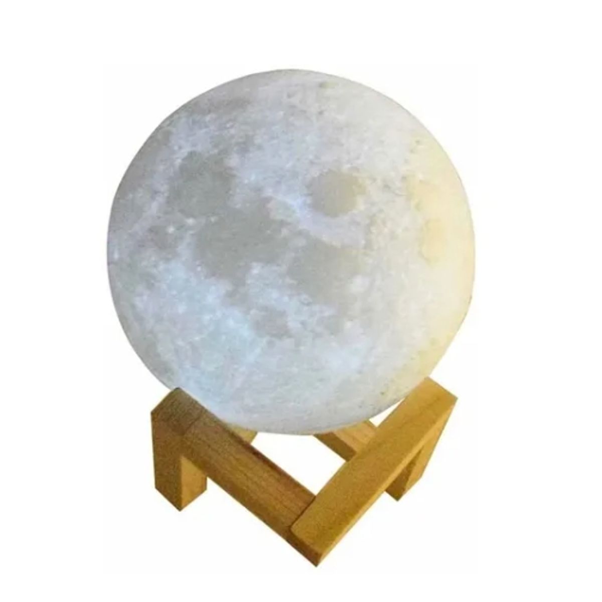 GENERICO - Lampara Lunar Led 3D Cambia De Color Con Un Toque