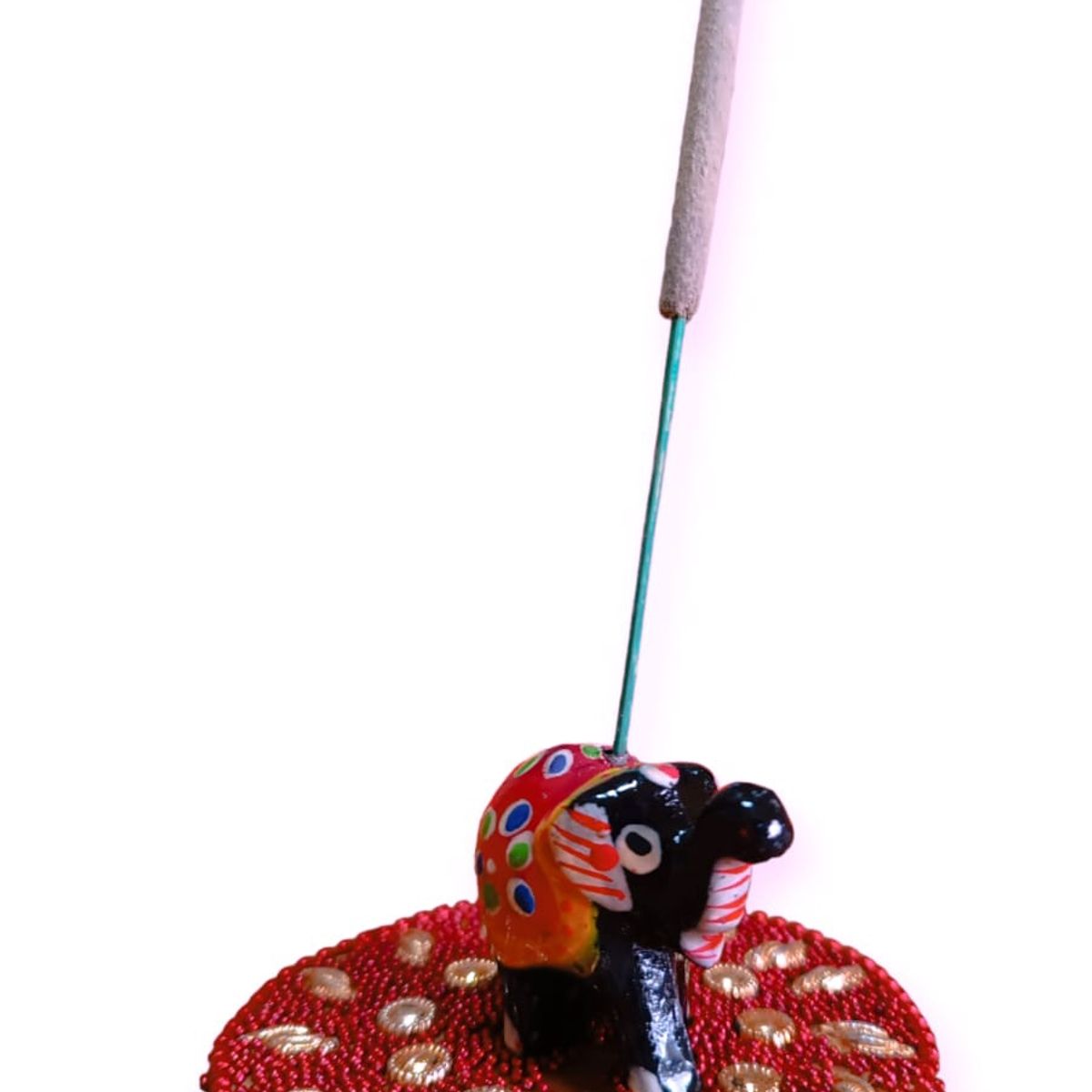 INDIAN - Portaincienso de la prosperidad Mosaico rojo