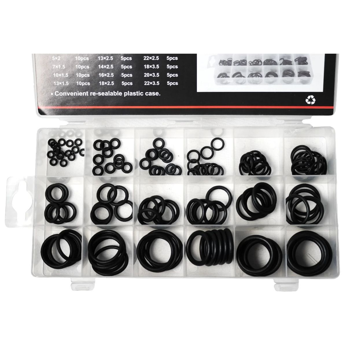 GENERICO - Set Goma Oring 125 Piezas