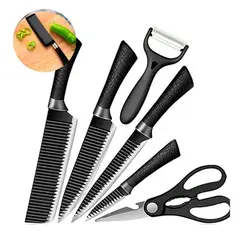 GENERICO - Set De Cuchillos Zepter Incluye Tijera Y Pelapapas X 6 Und