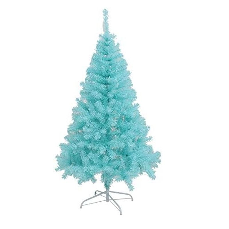 GENERICO - Árbol De Navidad 2.10 CM Color Celeste Decoración Navideña Año Nuevo