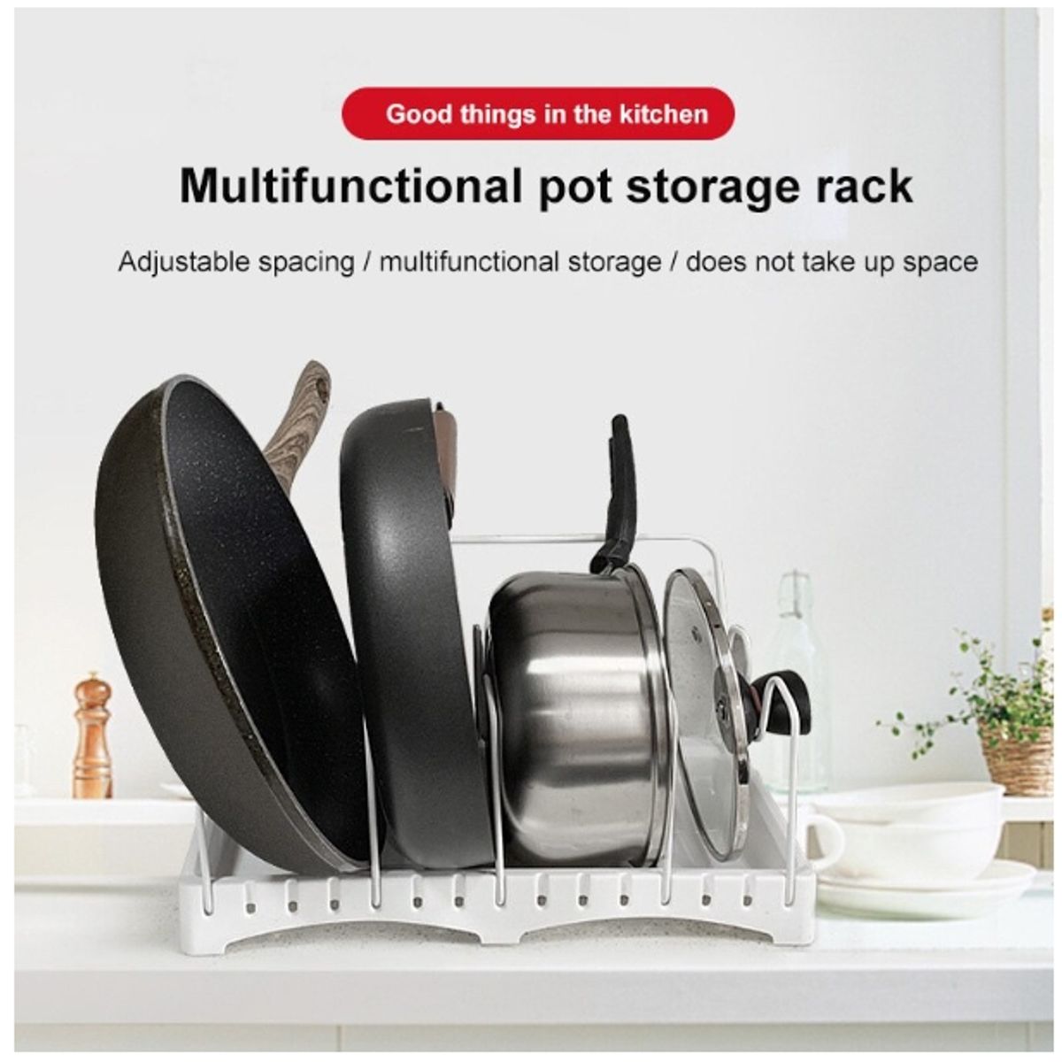 IRM - Organizador De Ollas Platos Vajillas Escurridor