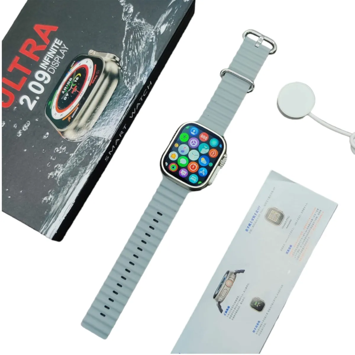 UNIVERSAL - reloj T10 Ultra Inteligente Smartwatch Gris / Realiza  Llamadas 2024