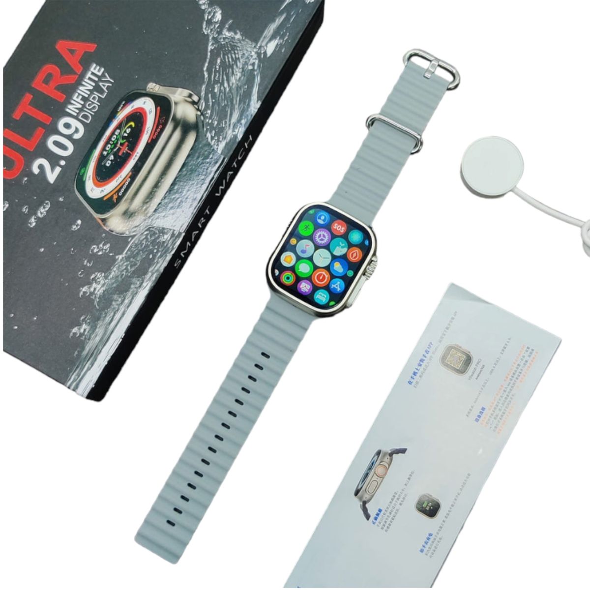 UNIVERSAL - reloj T10 Ultra Inteligente Smartwatch Gris / Realiza  Llamadas 2024